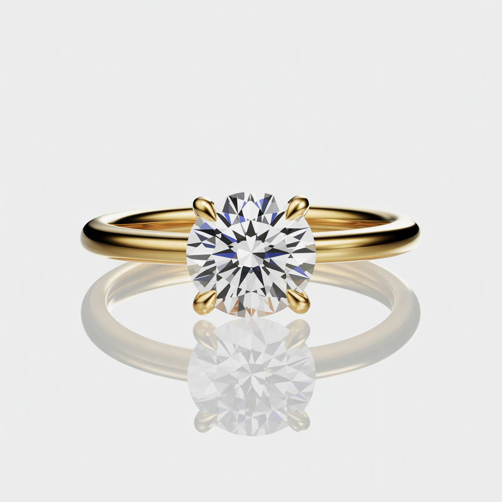Forever Sparkle: Timeless Solitaire Ring