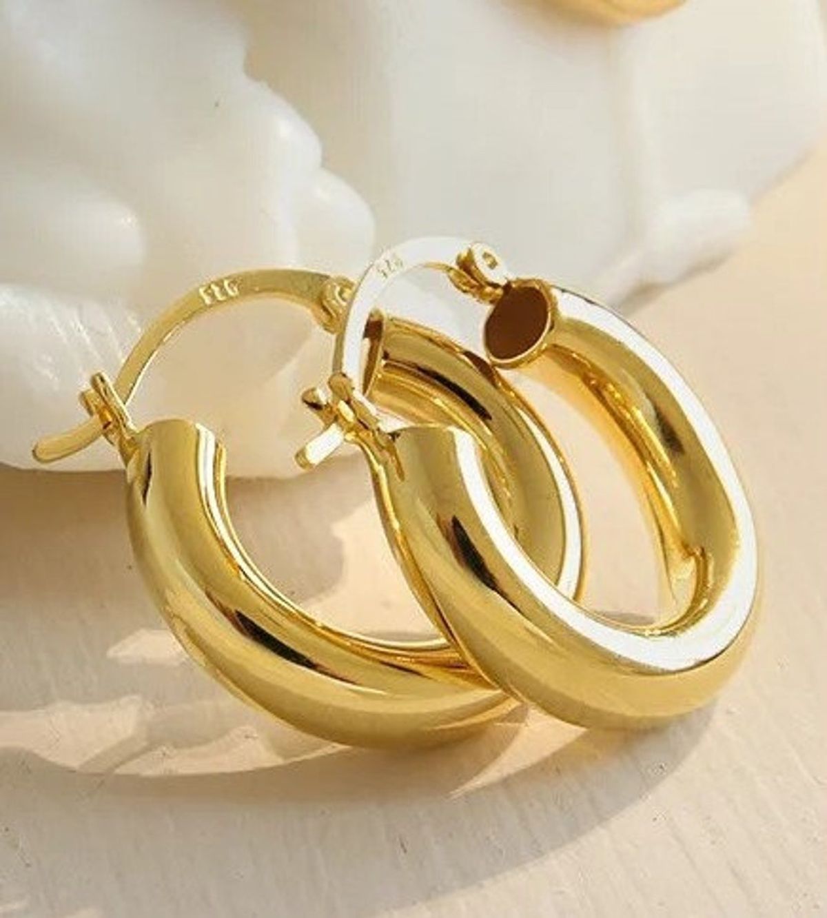 Bold and Beautiful: Styling with Chunky Gold Hoop Earrings