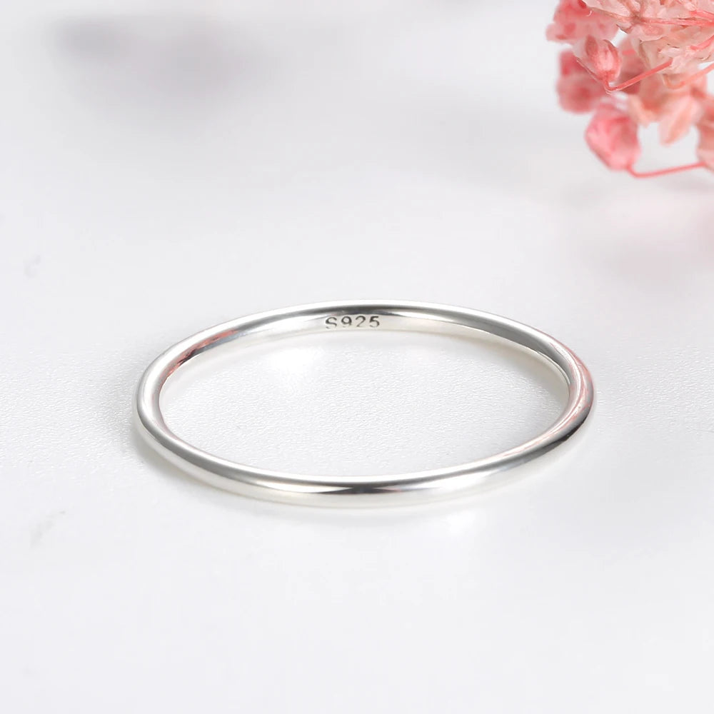 Glossy Slim Line Ring