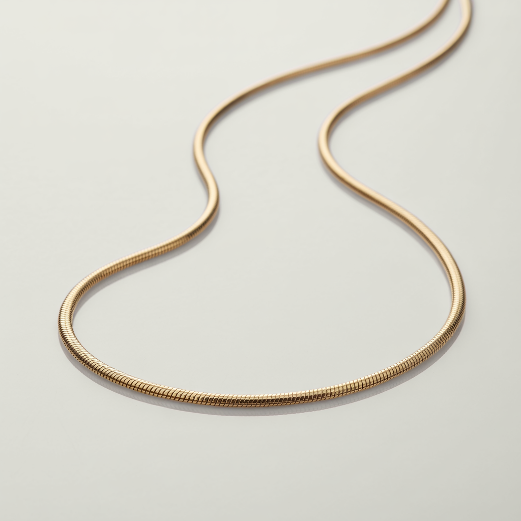 Sleek Simplicity Snake Chain Necklace
