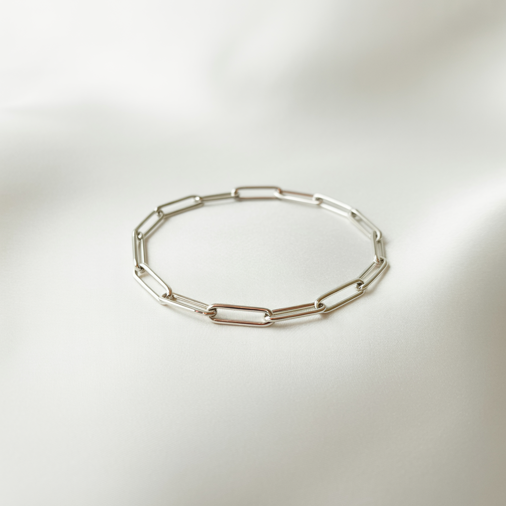 Minimal, Modern, Perfectly Versatile Paperclip Chain Bracelet