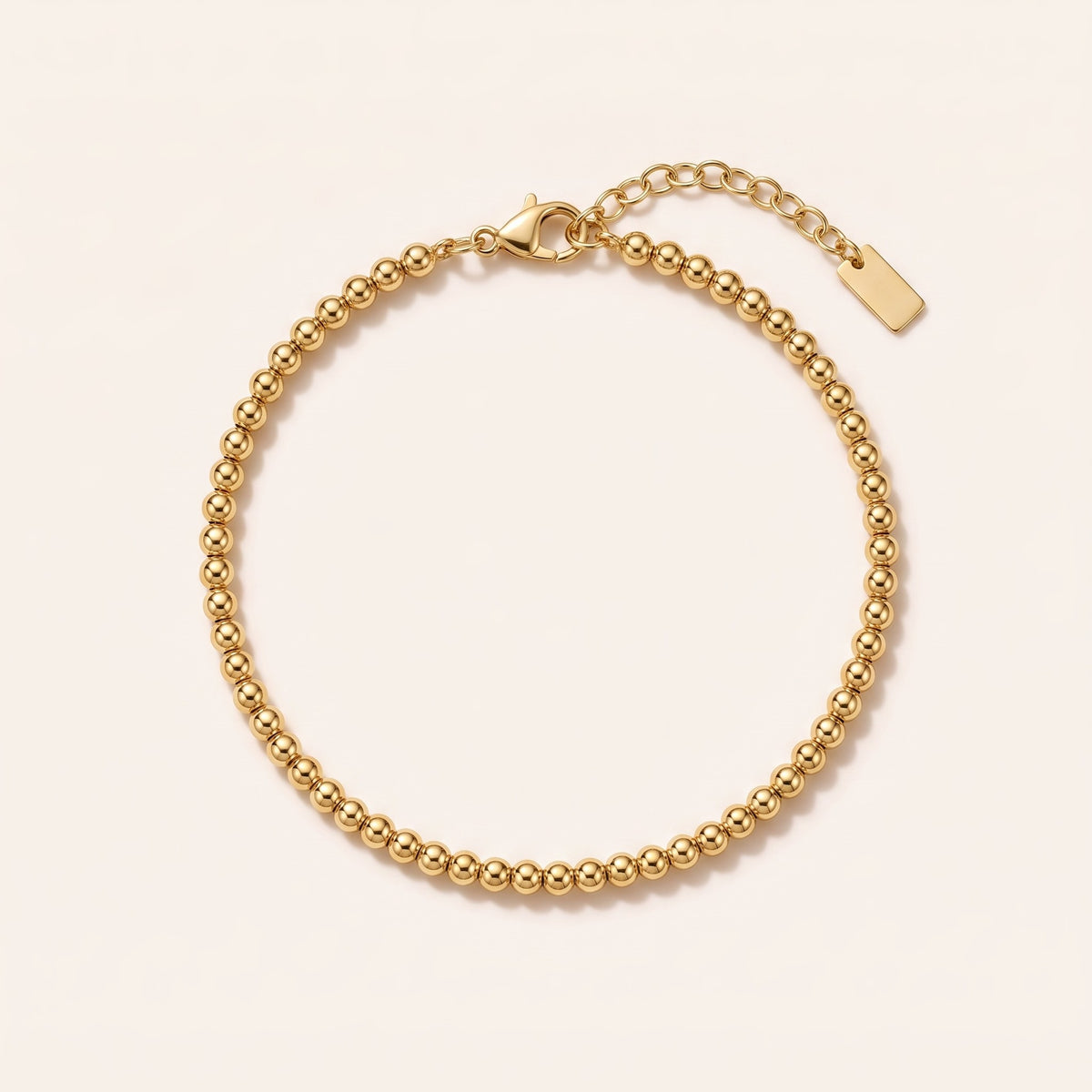 Bracciale a palline placcato oro 18K