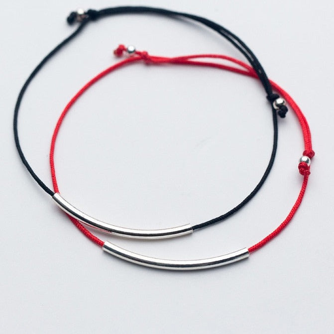 Dual-Tone Rope Anklet