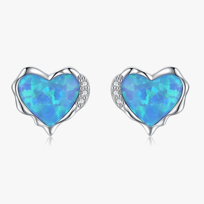Hearts Afire Earrings - MySilverStandard